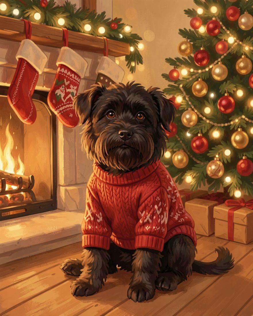 Portrait in the Holiday style